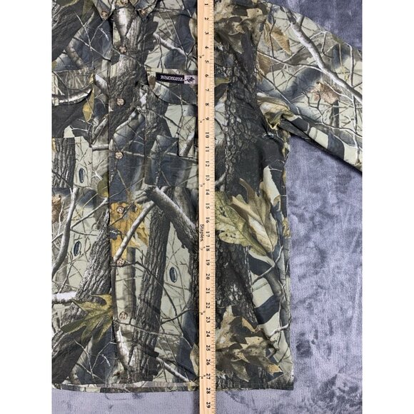 VTG Winchester Realtree Hardwood Camo Button Up Shirt Mens M Outdoor Hunting - Picture 8 of 8